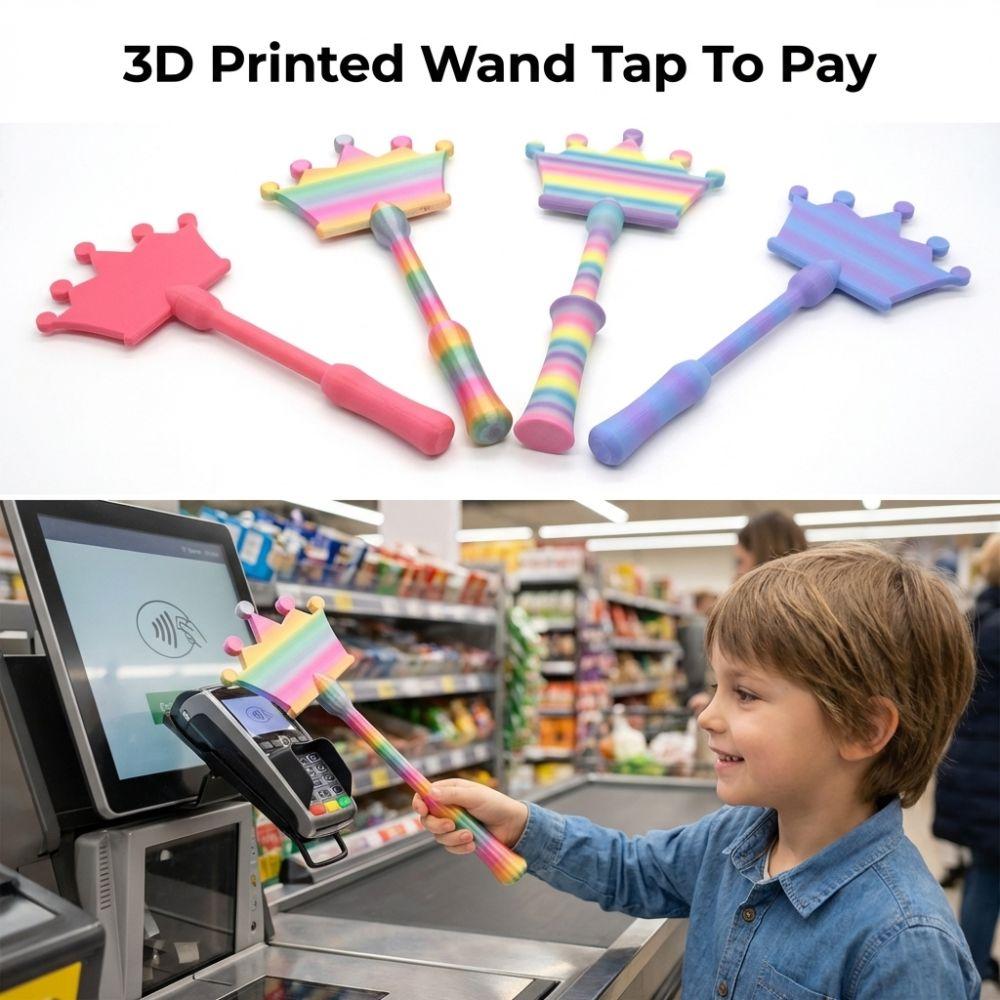 Portable Contactless Payment Sleeve Creative Magic Wand Holder Gift for Girls