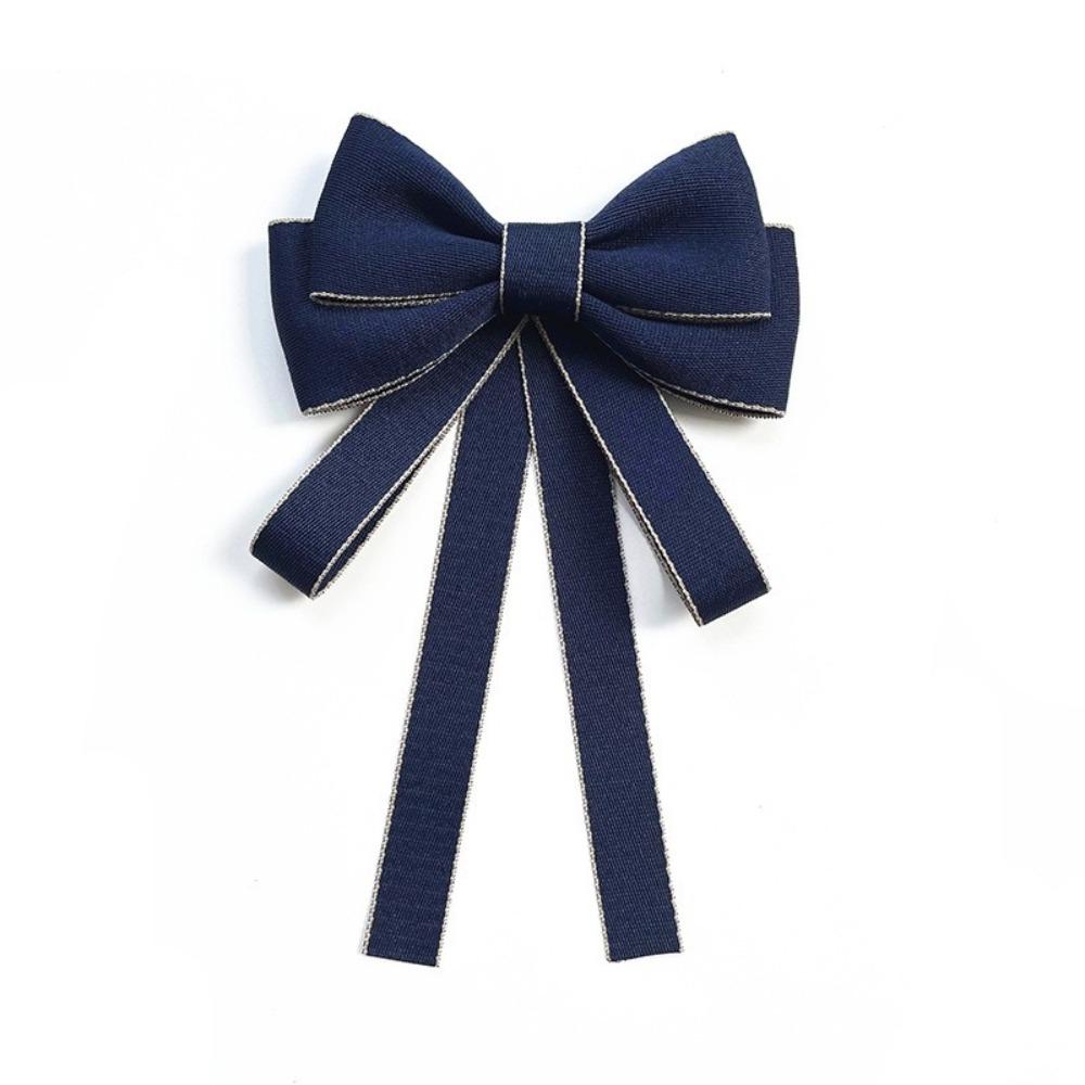

Solid Color Bowtie Collar Flower Bow Bowknot Brooches Clothing Accessories F-Pin