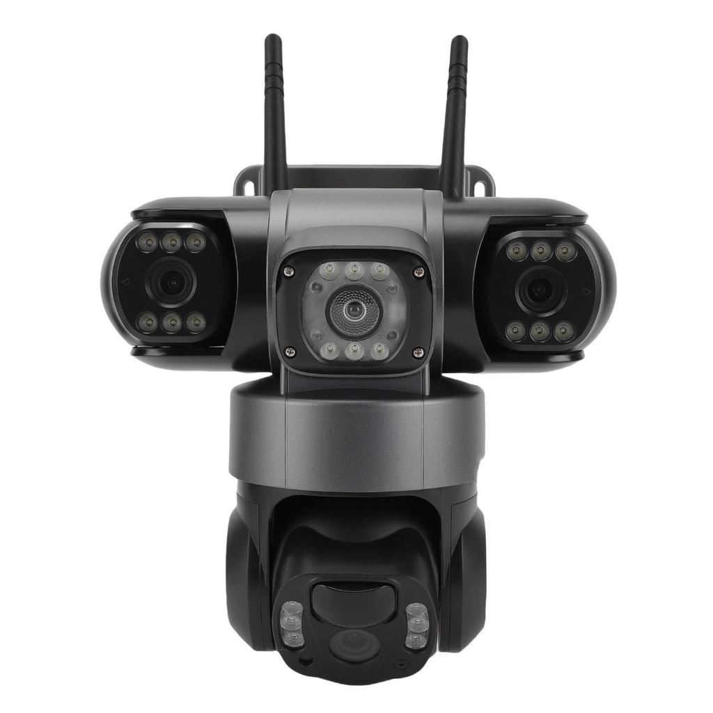 Triple Lens Solar Wireless Security Camera for V380 PRO 3240x1920 2MP AI Motion Detection 2 Way Talk IP66 8000mAh Battery PTZ WiFi Security Camera