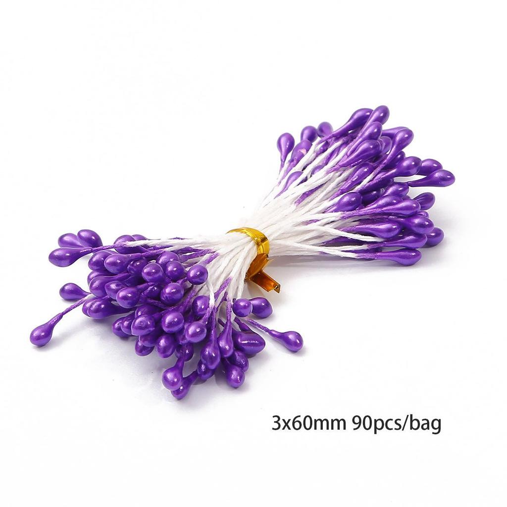 Chiffon Flower Stamens & Berry DIY Craft Accessories