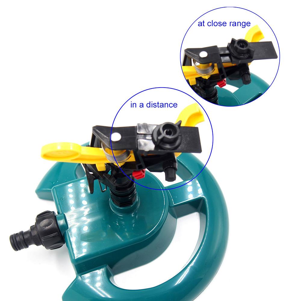 Sprinkler Disc Watering Base Plastic Automatic Water Sprinklers for Lawn, Fish Pond, Garden 360 Degrees Rotation