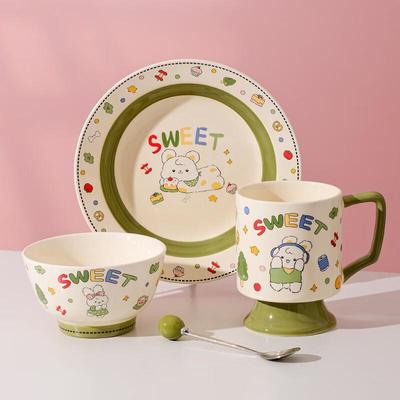 Yuyi Angel Cute Ceramic Dining Set