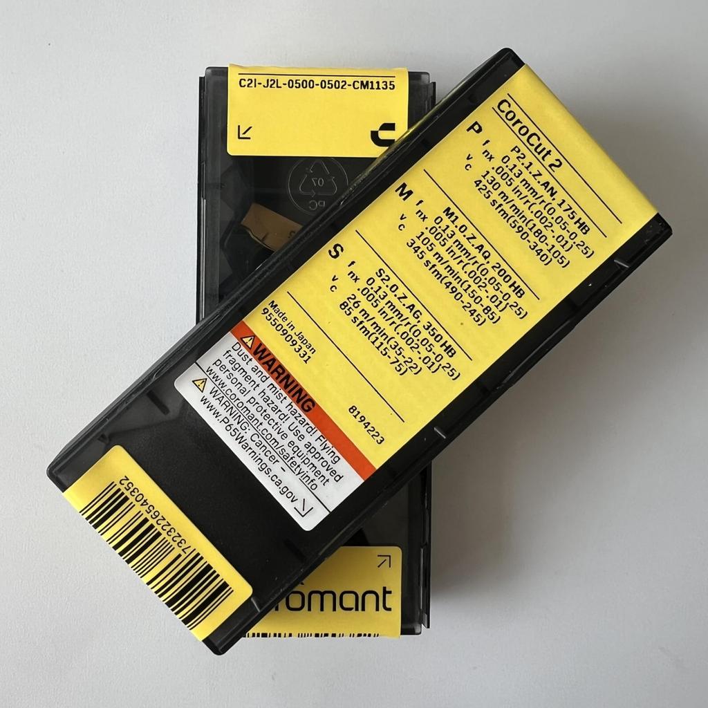 SANDVIK / C2I-J2L-0500-0502-CM 1135 / Original Swedish hard alloy blade 5 Pcs