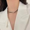 Titanium Steel Non-fading Small Waist Necklace Women's Summer Niche Design Accessories Collarbone Chain Pendant