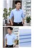 Men's White Long Sleeve Professional Business Shirt with Optional Short Sleeve and Tie