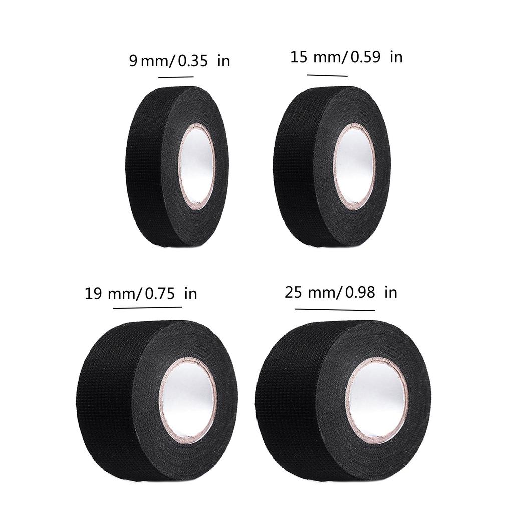 Wire Harness Automotive Cloth Tape Self-Adhesive Felt Cloth Electrical Tape Heat Resistant Harness Tape Easy To Use