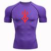 2025 Men's Quick-Dry Running T-Shirt: Breathable, Sweat-Wicking, Tight-Fit Gym Base Layer