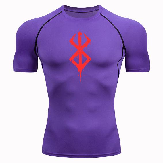 2025 Men's Quick-Dry Running T-Shirt: Breathable, Sweat-Wicking, Tight-Fit Gym Base Layer