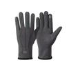 Cycling Gloves, Warm Gloves, Women's Velvet Gloves, Outdoor Cycling Electric Bike Windproof Touch Screen Three-line Small Label Gloves