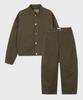 PROJECT3 Compact Twill Pants Jacket Setup Set[Brown]_Set0510