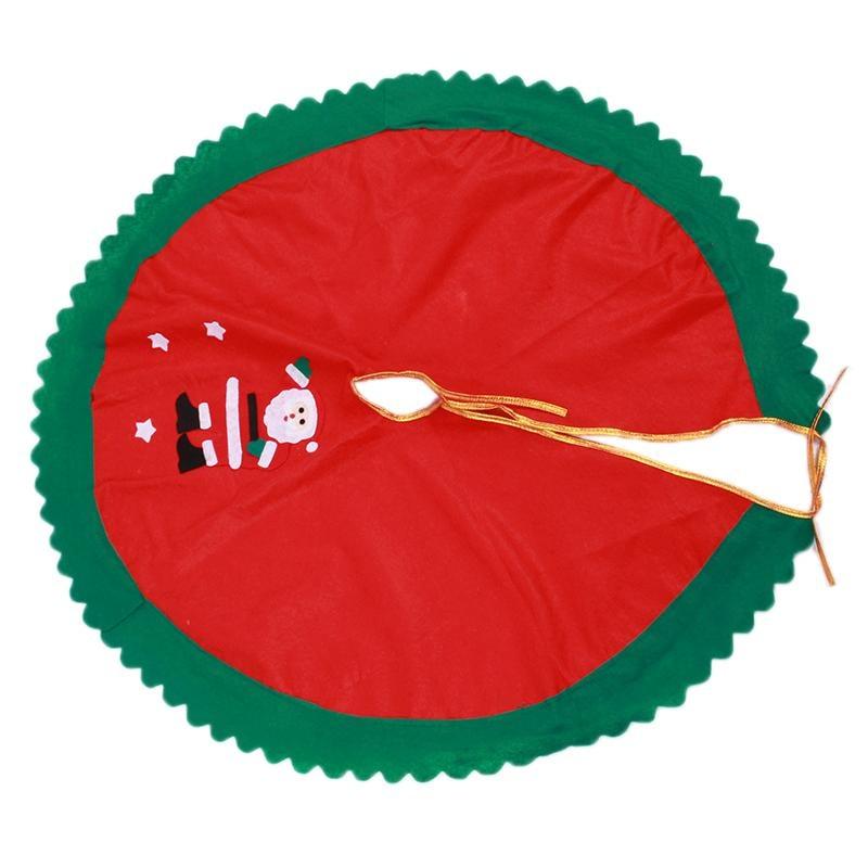 Diameter 90cm Red Christmas Tree Skirt Decorations Christmas Ornaments Decorated Packages