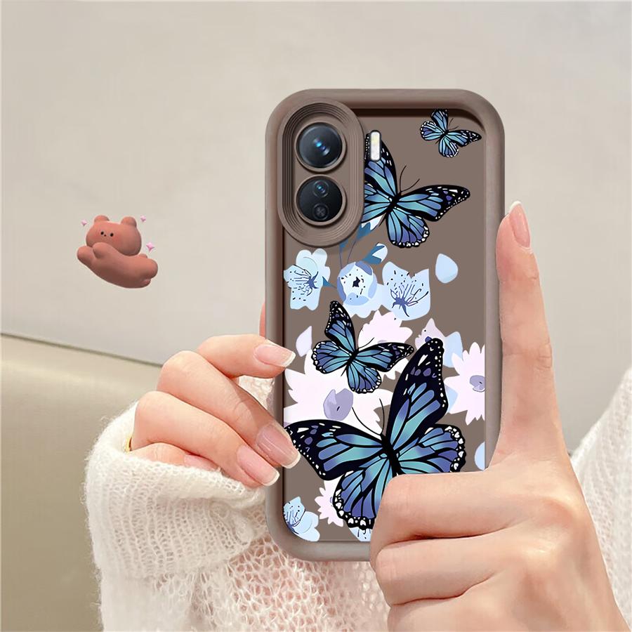 INS Retro Butterfly Soft TPU Case for Xiaomi Redmi 12C 10A 9C 9T 10C A3 13C A2 A1 + 14C 9A