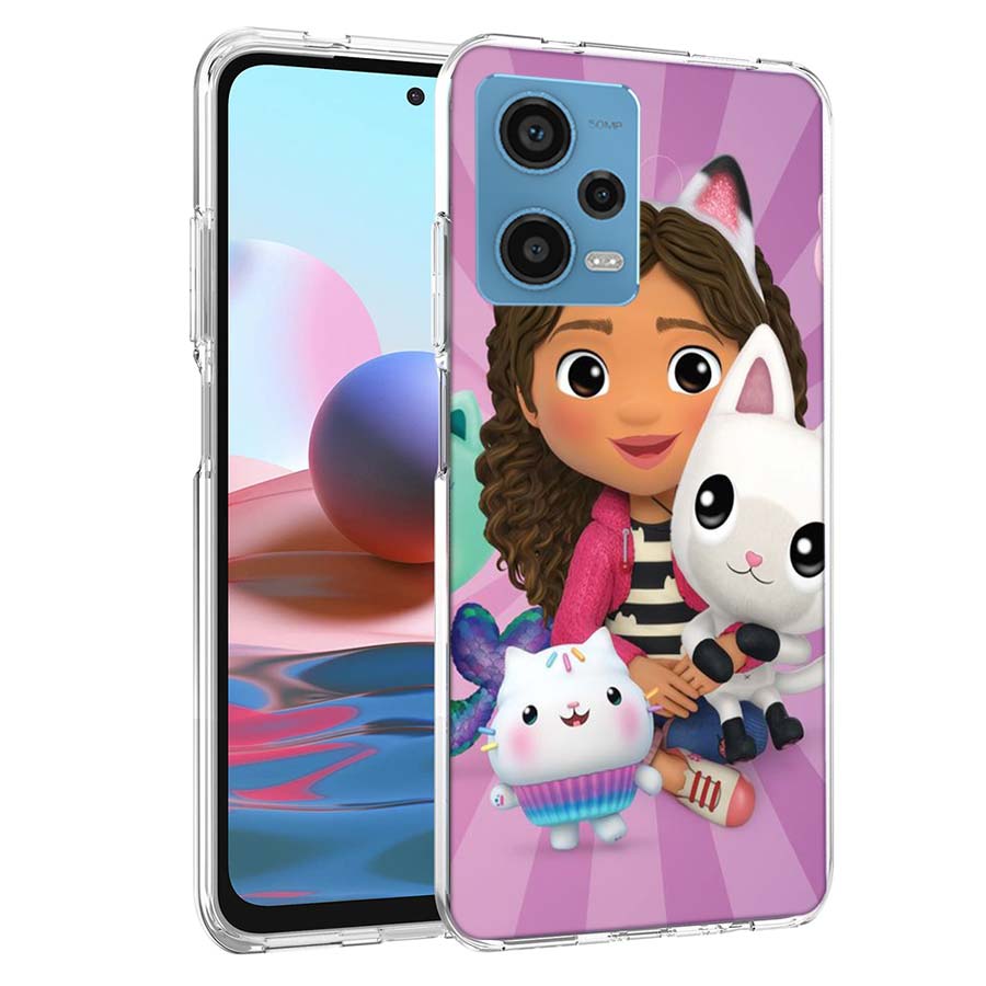 

Мультяшный чехол для телефона Гэбби Дом Мечты Для Redmi Note 13 12 14 15 Pro Plus 13R 11 11T 11E 11S 10 Pro 10S 9 9S Прозрачный ТПУ Redmi Note 12 Pro 5G