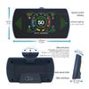 P12S Car Obd2 Head Up Display Dual System For Hud Obd Car Gauge Smart Digital Meter Speed Fuel Read Fault Code Driving Computer