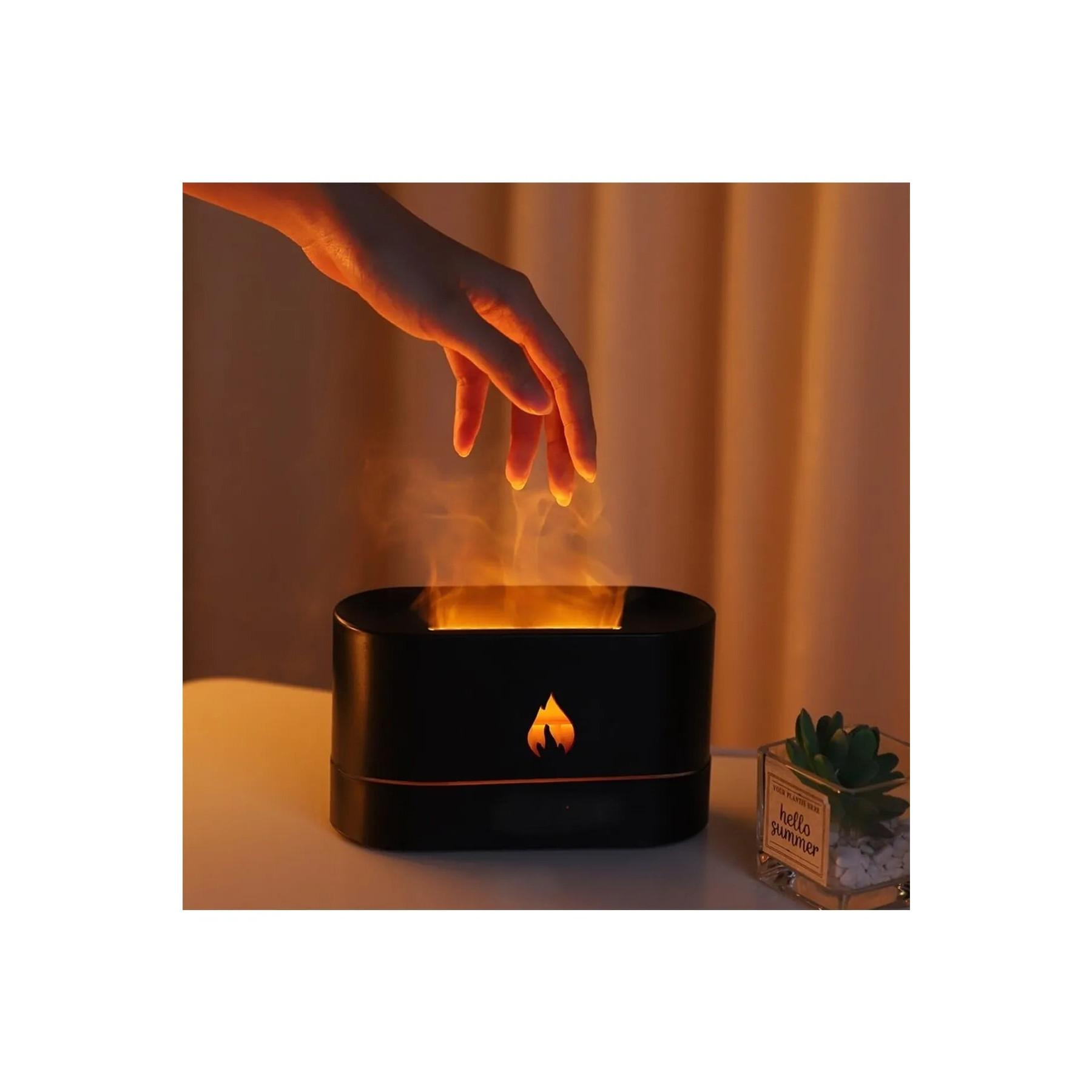 

FLQUE Fire Look Увлажнитель воздуха Ароматический диффузор аромата для комнаты Паровая машина со светодиодной подсветкой