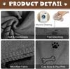 Pet Towel Drying Dog Cat Pet Towel, Puppy Microfiber Quick-drying Dog Claw Bath Towel, Pet Bath Products Absorbent Medium Dog