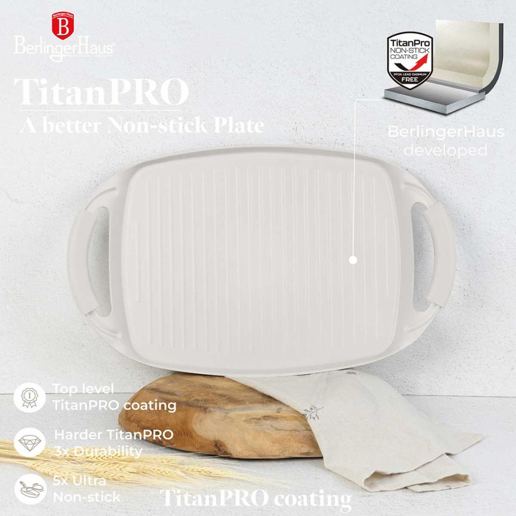 TITANIUM GRILL PLATE 47cm BERLINGER HAUS BH-8077 SAHARA
