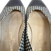 CHANEL Houndstooth pattern leather pumps black leather Used