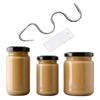 Peanut Butter Stirrer Stainless Steel Peanut Butter Mixer Multipurpose Nut Butter Mixer for Mixing Various Peanut Butter and Jam