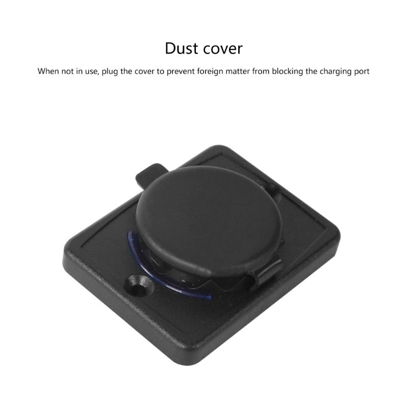 Quick Charge QC3.0 PD Type C Charge USB Outlet Waterproof USB Charge Adapter for RVs Camper Double USB Charging Socket
