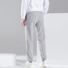 Li Ning Solid Color Regular Fit Zipper Pocket Tapered Long Knit Sports Pants Men Pants Gray AKLSG29-2