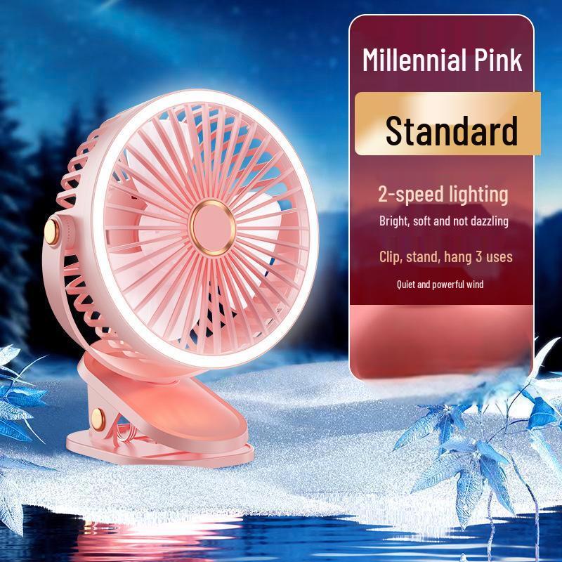Yuanzu USB Rechargeable Desk Clip Fan