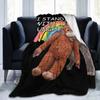I STAND With Punch The Monkey Blanket Fleece Printed  Portable Super Soft Throw Blanket for Bed Travel Bedspreads