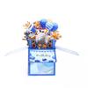 Bouquet Flower 3D Pops-up Bouquet Happy Birthday Greeting Card Fashion Paper Flowers