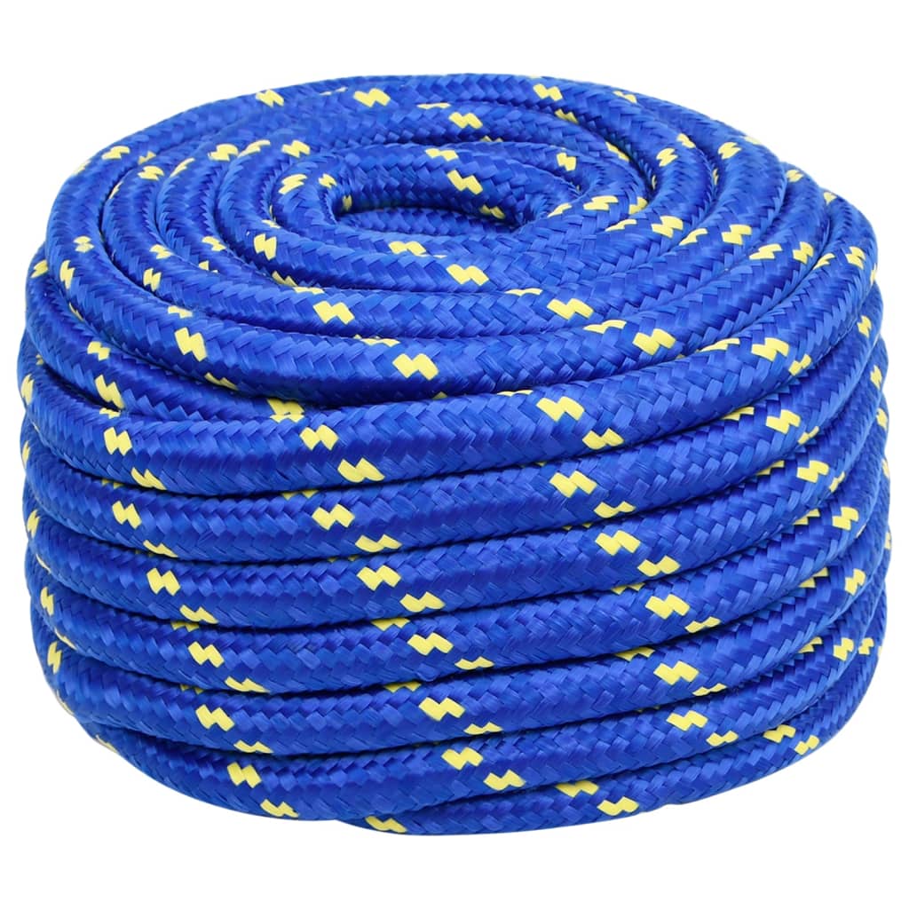 Vidaxl Linka Żeglarska, Niebieska, 20 Mm, 100 M, Polipropylen