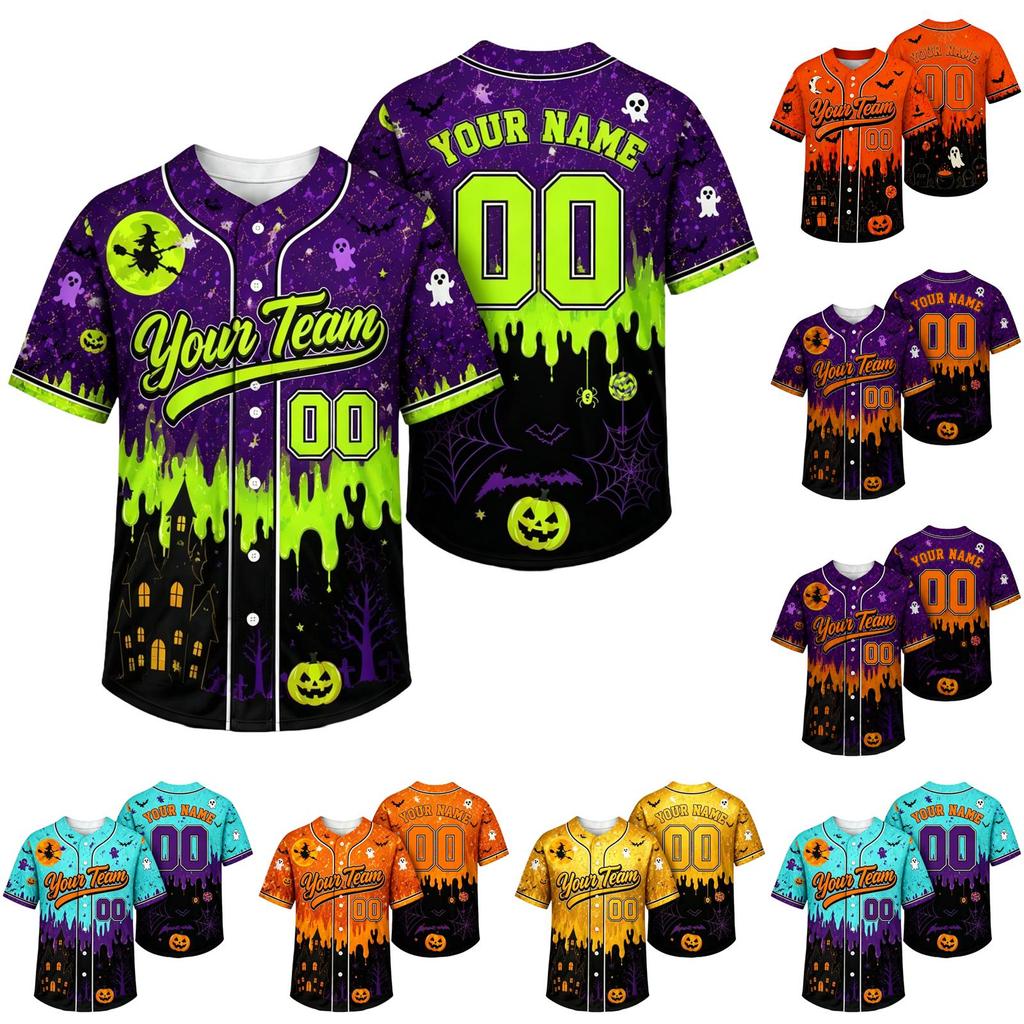 Unisex Custom Baseball for Men, Women and Kids - Halloween Costume Top