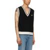 WE11DONE Logo Metal Detail Knit Vest WD-KV1-21-612-U-BK