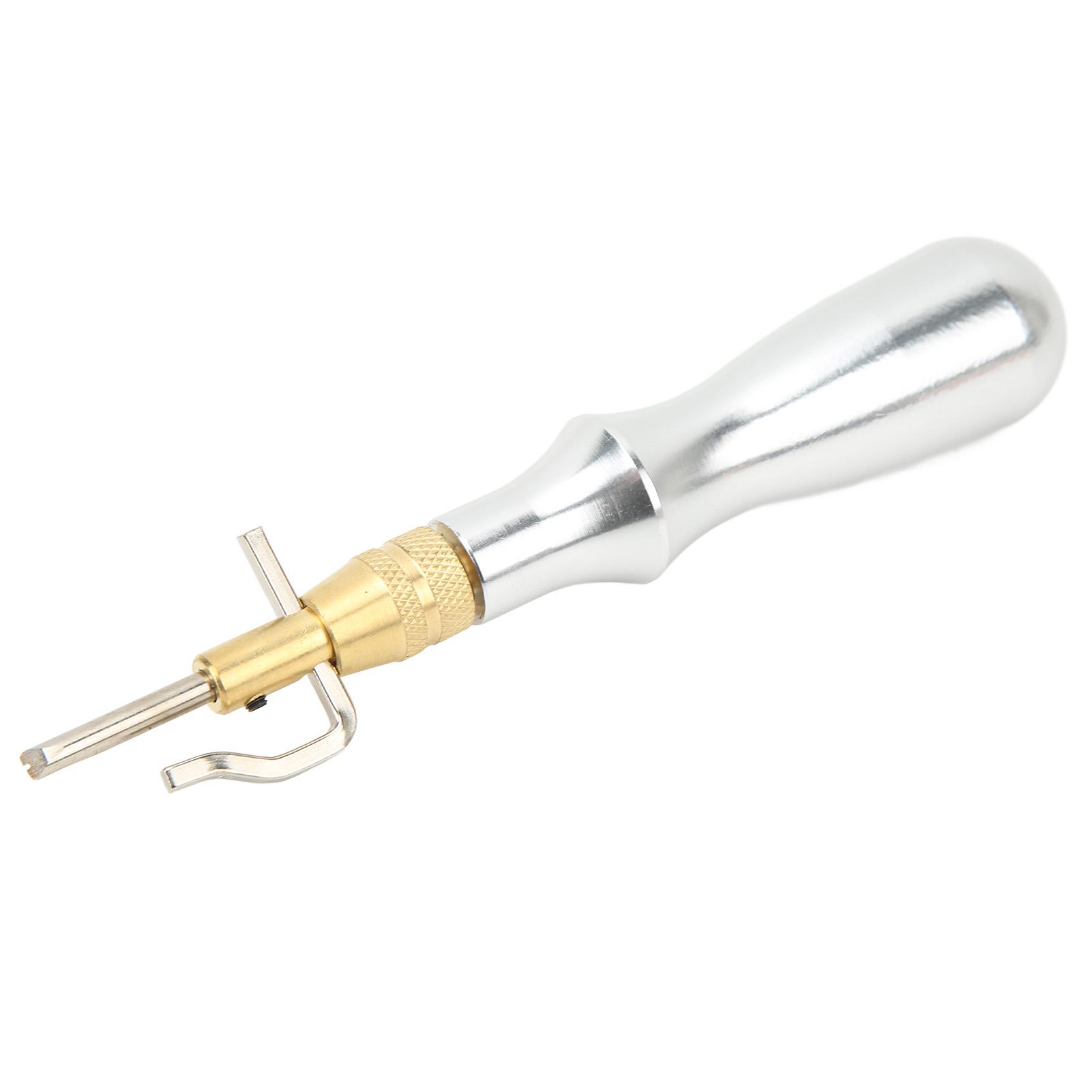 

5 в 1 Кожаный пазовщик Многофункциональный алюминиевый ручной пазовщик для сшивания кожи своими руками