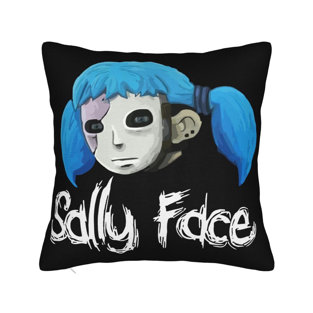Fronha Sally Face Poliéster Macio Capa de Almofada Decoração Máscara Sal Fisher Jogo Larry Johnson Capa para Almofada de Sofá Casa Zíper