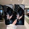 Traum Schmetterling Exquisit Luxus High-End Handyhülle Glas TPU Handyhülle für Samsung Galaxy S26 S25 S24 S23 S22 S21 FE, Ultra, Plus