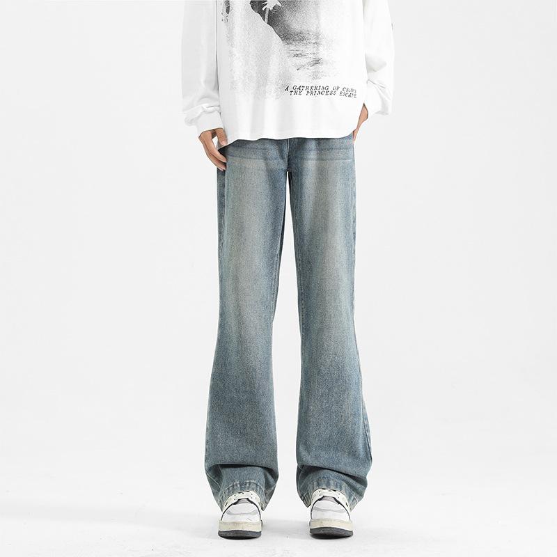 

Ретро Джинсы Шаровары Мальчик Подросток Прямые Свободные Повседневные Брюки Ученики Средней Школы Уличные Брюки 3XL