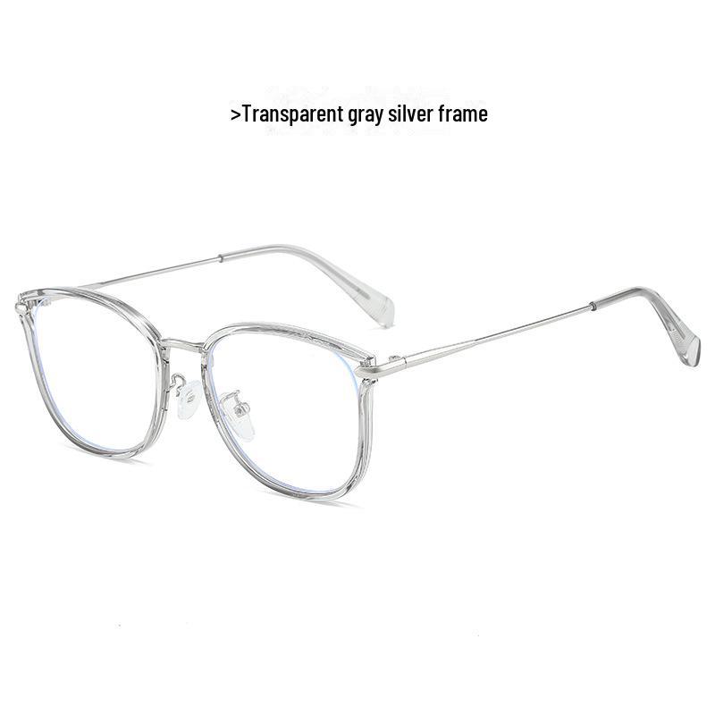 Xiaohongshu TR90 Fashion Trend Women's Large Frame Anti-Blue Light Glasses