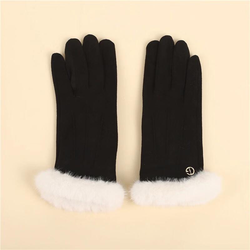 VICTORIA&VERA Women's Touchscreen Suede Lined Winter Gloves