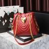 Red Wedding Bag Bridal Bag Women'S Bag Mom Bag Engagement Handbag Large Capacity Shoulder