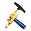 2 in 1 Tragbarer Glasschneider Keramikfliesenschneider Glas Einteiliges Schneiden Diamantschneider Zubehör Rolle Multifunktional Zu G0c2