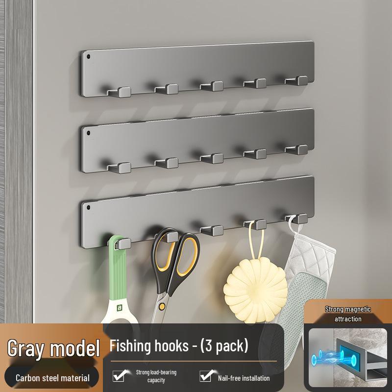 Magnetic Wall-mounted Kitchen Storage & Spice Rack
