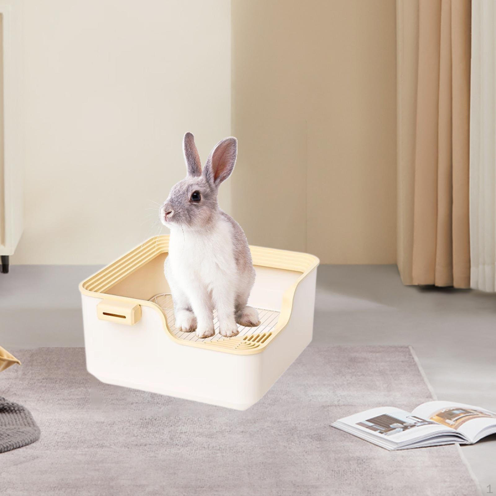 

Кролик Туалет для взрослых и молодых шиншилл жёлтый