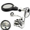Multi-Functional Welding Magnifying Glass with Led Light Auxiliary Clip Loupe Desktop Magnifier Third Hand Soldering Repair Tool