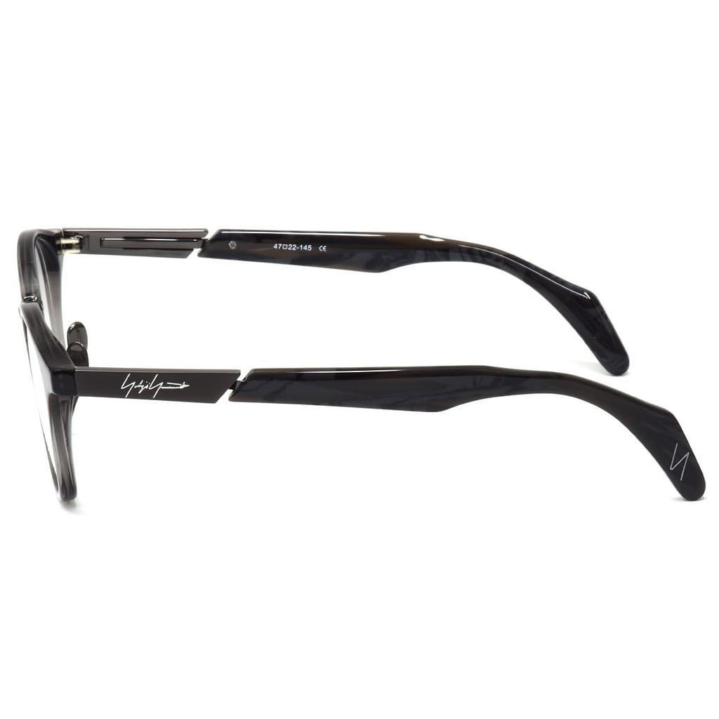 Glasses Frame 2 47 Size Clear Black Yohji Yamamoto Yamamoto Toothpick Made in Japan [Yohji Yamamoto] 19-0075