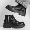 Stivaletti Chelsea da Uomo con Zip Laterale e Suola Chunky Scarpe Eleganti Casual Taglia 38-46