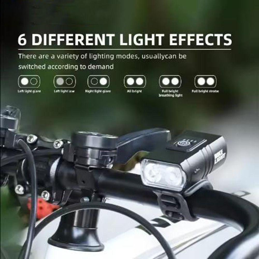 Aluminum Zinc Zinc Alloy MTB Road Bike Head Lamp Smart Sensor Bicycle Front Lamp Outdoor Flash Light
