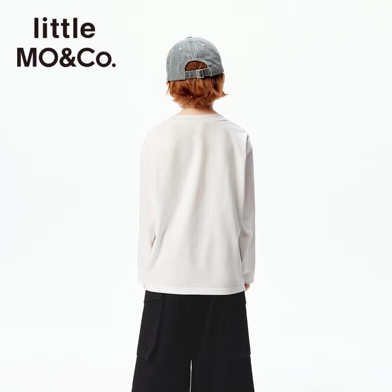 little MO&Co. Antibacterial Pure Cotton Rabbit Print Long-Sleeve T-Shirt