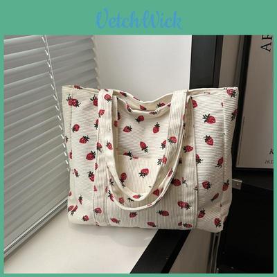 Trendy Street Canvas Tote Bag 2024 Spring New Large Capacity Minimalist Fashion Academy Style Handbag