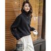 Mokana Women's High-Neck Long Sleeve Knit Sweater MKNJD3041