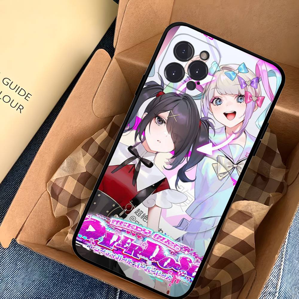 Needy Girl Overdose Game Phone Case For IPhone 17 Air 16 15 14 Plus 13 12 Mini 11 Pro Max Black Cover