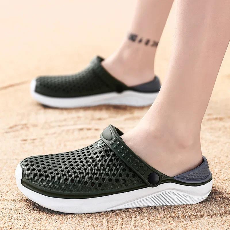 Men's slippers Comfortable Men's Sandal House Slippers Man Summer Shoes Sale Original Brands Shoes Genuine Mens Slipper Slides